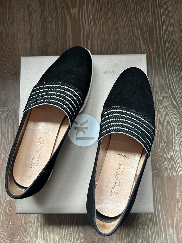 Instapper Peter Kaiser, Kleding | Dames, Schoenen, Zo goed als nieuw, Instappers, Zwart, Ophalen of Verzenden