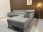 InHouse - Hoekbank - Lichtgrijs - Nette Staat, Huis en Inrichting, Ophalen of Verzenden, Zo goed als nieuw, 150 cm of meer, Vierpersoons of meer