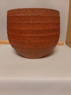 Oranje Mica Bloempot - keramiek-100 % handmade, Ophalen, Nieuw, Overige kleuren
