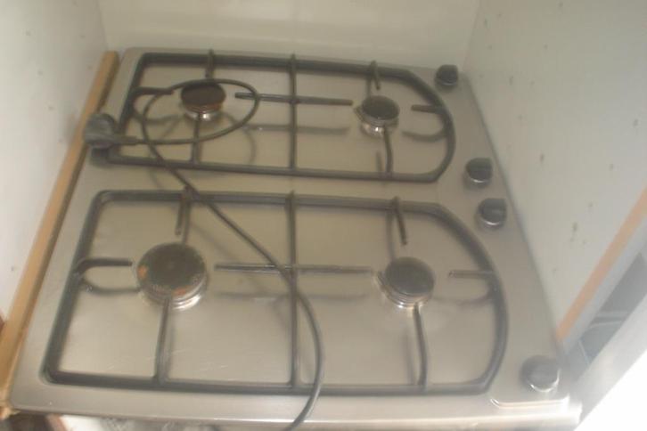 gas kookplaat Pelgrim type inbouw 30 euro, Witgoed en Apparatuur, Kookplaten, Gebruikt, Inbouw, Gas, 4 kookzones, Energieklasse A of zuiniger