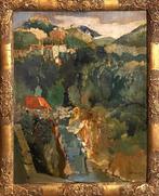 Schilderij Germ de Jong Pyrénées-Orientales, Antiek en Kunst, Kunst | Schilderijen | Klassiek, Ophalen of Verzenden