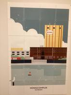 Honigcomplex Nijmegen Poster - Studio Kars en Boom, Ophalen of Verzenden, Nieuw, Architectuur algemeen