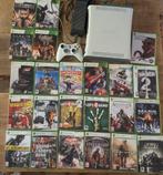 Xbox 360 16GB + controller + 23 spellen, Spelcomputers en Games, Ophalen, Met 1 controller, Gebruikt, Met games