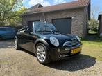 Mini Cooper Cabrio 1.6 2004 Zwart !VERNIEUWDE APK!, Auto's, Mini, Stoelverwarming, Beige, 4 cilinders, Cabriolet