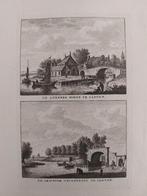 359-360 /  Sneekerpoort   en Lemster Waterpoort te Sloten, Antiek en Kunst, Kunst | Etsen en Gravures, Ophalen of Verzenden