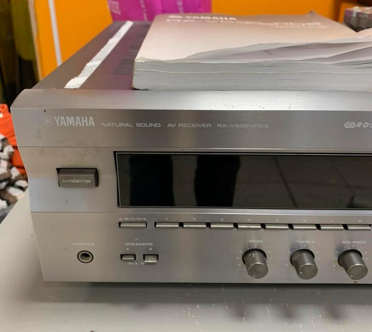 Versterker Yamaha natural sound RX V 595 aRDS receiver, Audio, Tv en Foto, Versterkers en Receivers, Stereo, Yamaha, Ophalen of Verzenden