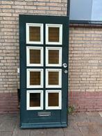Hardhouten voordeur 89,5 x 205 cm, Doe-het-zelf en Verbouw, Deuren en Horren, Ophalen, Gebruikt, 80 tot 100 cm, Buitendeur