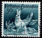 Mooi kavel oud Liechtenstein KZT286., Postzegels en Munten, Postzegels | Europa | Overig, Verzenden, Overige landen, Gestempeld