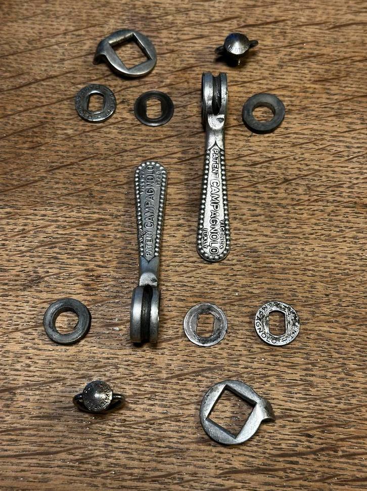 Campagnolo Super Record Shifters, Fietsen en Brommers, Fietsonderdelen, Gebruikt, Racefiets, Derailleur of Ketting, Ophalen of Verzenden