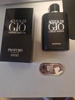 Acqua Di Gio Armani 100ML, Verzamelen, Parfumverzamelingen, Ophalen of Verzenden, Zo goed als nieuw, Gevuld