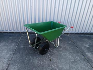 Kruiwagen Poly 160 liter 2 wieler Mest blad voer stro zand beschikbaar voor biedingen