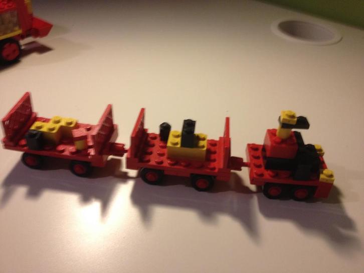 Lego bagage wagentjes nr 622 (1970) incl boekje, Kinderen en Baby's, Speelgoed | Duplo en Lego, Gebruikt, Ophalen of Verzenden