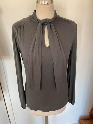 MaxMara Grijze Blouse - Maat M beschikbaar voor biedingen