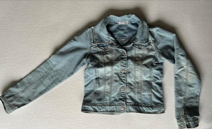 Name it spijkerjasje maat 140, Kinderen en Baby's, Kinderkleding | Overige, Zo goed als nieuw, Meisje, Ophalen of Verzenden