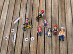 Playmobil kinderen met fiets, Ophalen of Verzenden, Zo goed als nieuw