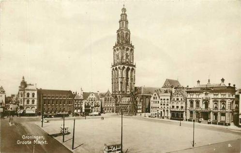 (300-100-015) Groningen Groote Markt, Verzamelen, Ansichtkaarten | Nederland, Groningen, Verzenden