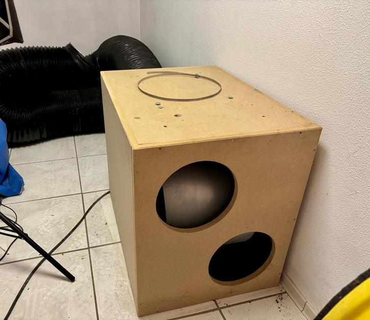 Krachtige Box Ventilator - 4200 m3/h, Doe-het-zelf en Verbouw, Ventilatie en Afzuiging, Gebruikt, Ventilator, Ophalen