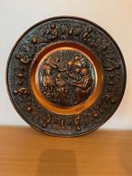 Koperen wandbord, Ophalen of Verzenden