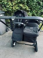 Bugaboo Donkey Duo compleet + 2 voetenzakken + 2 regenhoezen, Kinderen en Baby's, Kinderwagens en Combinaties, Bugaboo, Ophalen of Verzenden