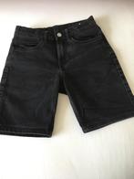 Korte H&M jeans Mt 134/140 zwart, Kinderen en Baby's, Kinderkleding | Maat 134, Jongen, Gebruikt, Ophalen of Verzenden, Broek