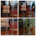 Diversen glazen hoedenvazen Solifleur vazen glas, Antiek en Kunst, Ophalen of Verzenden