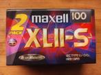 Maxell XLII-S 100 cassettes 2 stuks XLIIS100, 2 t/m 25 bandjes, Overige genres, Ophalen of Verzenden, Onbespeeld