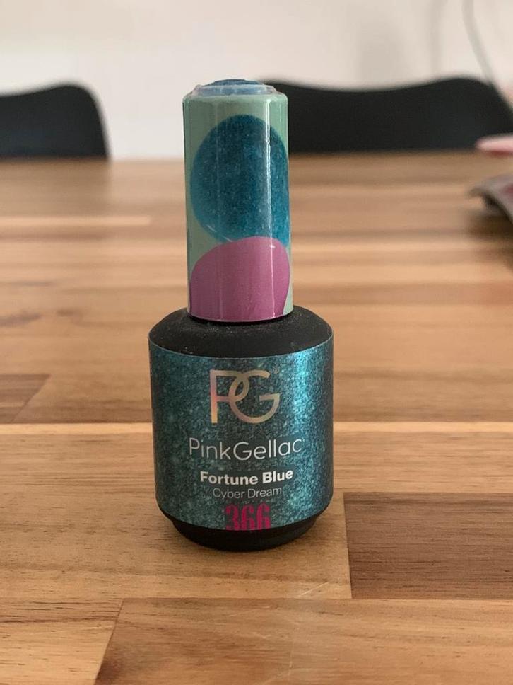 Pink Gellac - Fortune Blue, Sieraden, Tassen en Uiterlijk, Uiterlijk | Cosmetica en Make-up, Zo goed als nieuw, Handen en Nagels