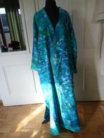 Maxi zomerjas, zuiver zijde, aquablauw, mt. L, handpainted, Maat 38/40 (M), Nieuw, Ideen in Stoff, Verzenden