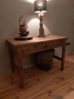 Prachtige sobere / landelijke (side) eettafel, Huis en Inrichting, Tafels | Sidetables, Ophalen of Verzenden, Zo goed als nieuw