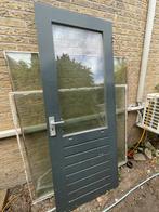 Buitendeur met glas, Doe-het-zelf en Verbouw, Deuren en Horren, Ophalen, Gebruikt, 80 tot 100 cm, 200 tot 215 cm