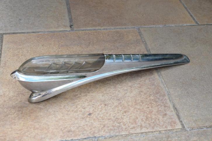 motorkap embleem mascotte Plymouth 1946 usa oldtimer, Antiek en Kunst, Curiosa en Brocante, Ophalen of Verzenden