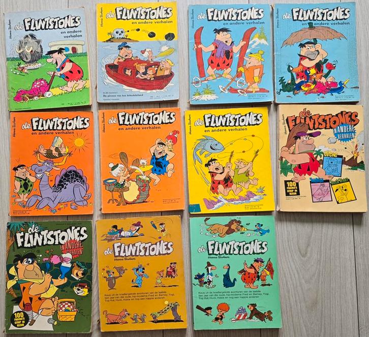 Flintstones stripboeken collectie (10 stuks), Boeken, Stripboeken, Gelezen, Meerdere stripboeken, Ophalen of Verzenden