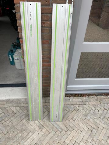 Festool Geleiderails 2x incl. koppelstukken beschikbaar voor biedingen