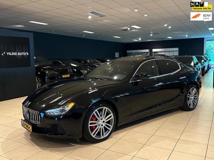 Maserati Ghibli 3.0 V6 D|OPENDAK|KEYLESS|ALCANTARA|SOUNDBOOS, Auto's, Maserati, Bedrijf, Te koop, Ghibli, ABS, Achteruitrijcamera