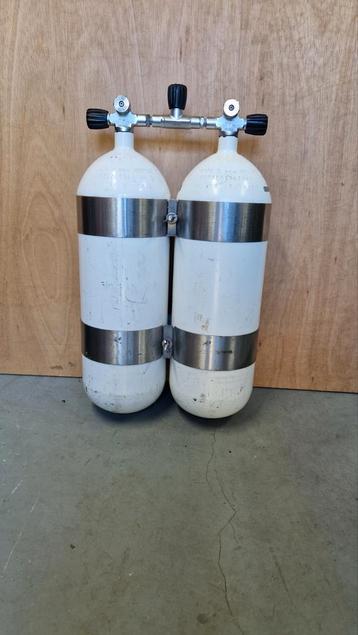 Dubbel 15L Duikfles Set - Nitrox Ready beschikbaar voor biedingen