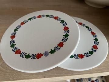 2x Boerenbont Plastic Onderzetters beschikbaar voor biedingen