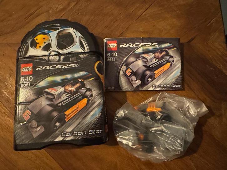 LEGO Racers Carbon Star - 8661, Kinderen en Baby's, Speelgoed | Duplo en Lego, Zo goed als nieuw, Lego, Complete set, Ophalen of Verzenden
