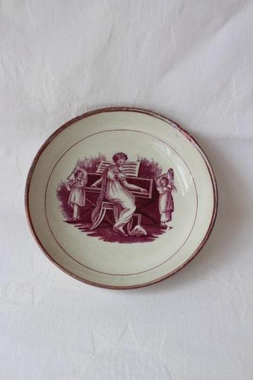 Antiek Sunderland Lustre porseleinen schaaltje 1810-1820 beschikbaar voor biedingen