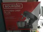 Keukenmachine - Bourgini kitchen chef plus, 4 liter of meer, Ophalen, Nieuw, 3 snelheden of meer