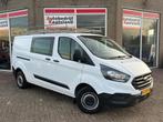Ford Transit Custom 300 2.0 TDCI L2H1 Ambiente - Dubbele Cab, Auto's, Bestelauto's, Voorwielaandrijving, Stof, 4 cilinders, Wit