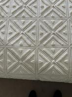 Ecru- kleurige, gehaakte sprei, Eenpersoons, Wit, Overige typen, Ophalen of Verzenden