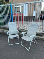 Kampeerstoelen set, Caravans en Kamperen, Kampeermeubelen, Ophalen, Gebruikt, Campingstoel