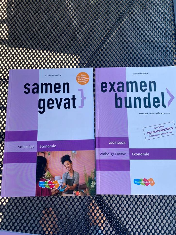 vmbo-gt/mavo Economie examenbundel en samenvatting, Boeken, Schoolboeken, Zo goed als nieuw, Economie, VMBO, Ophalen of Verzenden