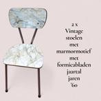 2 xFormica stoelen jaren 60, Ophalen, Gebruikt, Twee, Overige kleuren