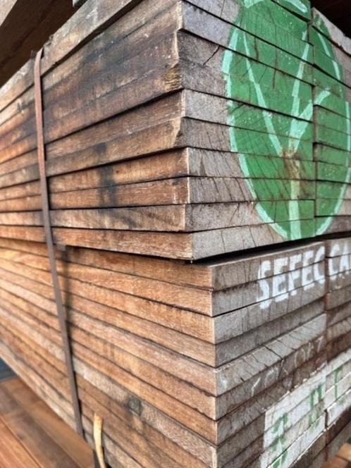 Azobe beschoeiingsplanken 20 x 200 mm premium kwaliteit, Tuin en Terras, Palen, Balken en Planken, Nieuw, Palen, 250 cm of meer