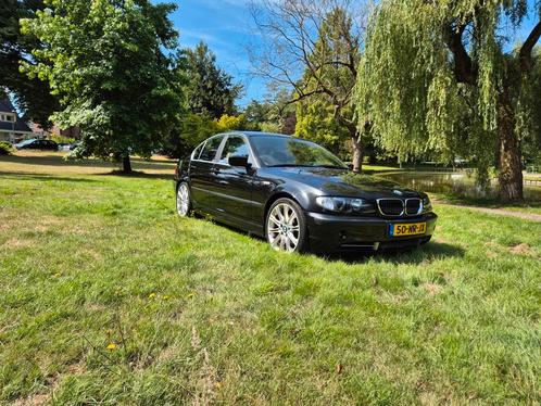 BMW 3-Serie 2.2 I 320 AUT 2004 Zwart, Auto's, BMW, Bedrijf, 3-Serie, ABS, Adaptieve lichten, Adaptive Cruise Control, Airbags
