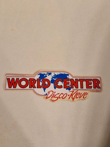 1198 World Center Disco Kleve Sticker beschikbaar voor biedingen