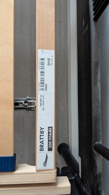 Ikea Noresund Bedframe 140x200 met Brattby lattenbodem - afbeelding 4