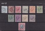 50. 1872 - 1888,  Koning Willem III, nrs.  19  - 29,  gebr., Postzegels en Munten, Postzegels | Nederland, Verzenden, T/m 1940