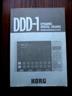 Duitstalige handleiding van de KORG DDD-1 drumcomputer IZGS, Muziek en Instrumenten, Instrumenten | Toebehoren, Drumcomputer, Ophalen of Verzenden